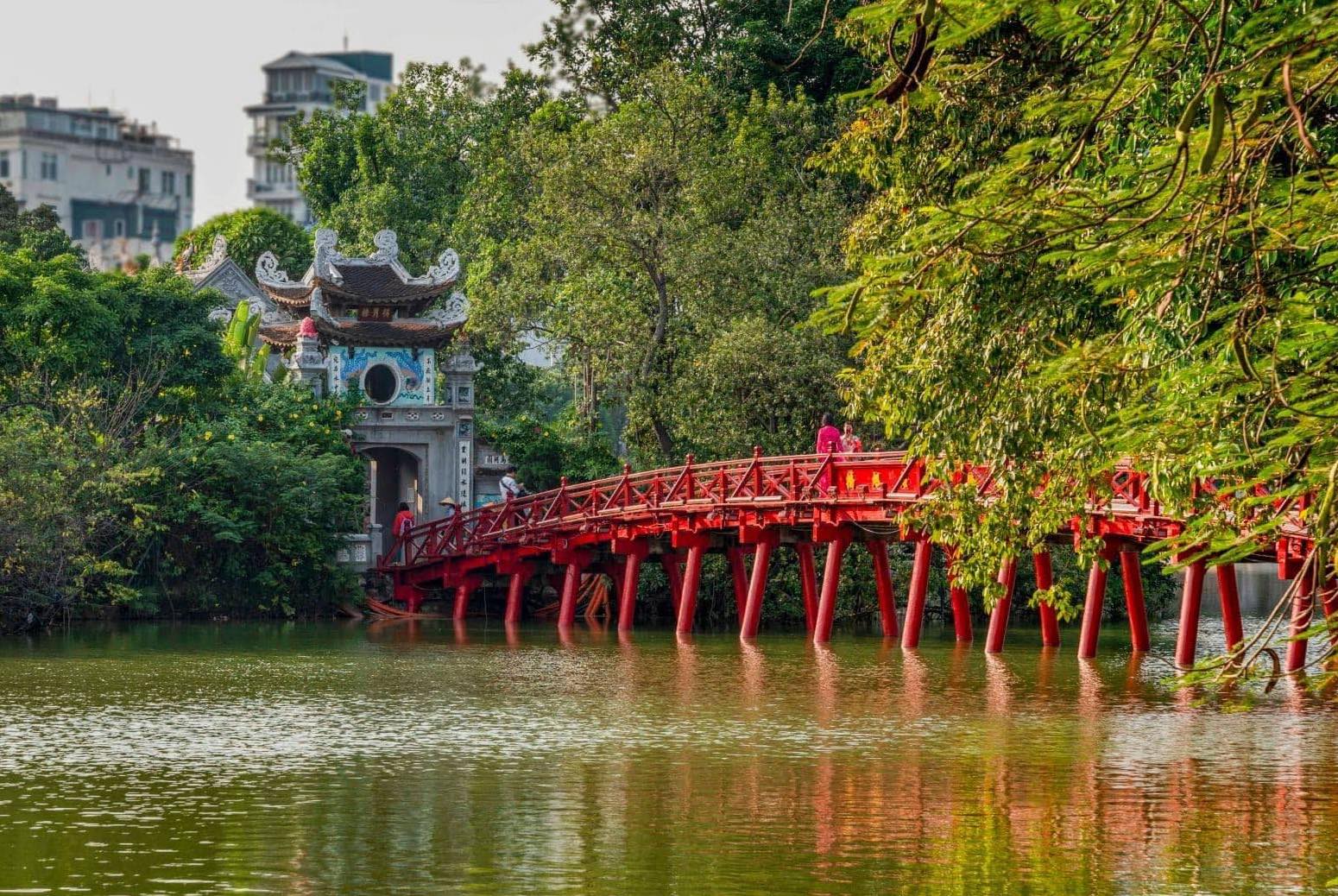 Ngoc Son Temple & The Huc Bridge