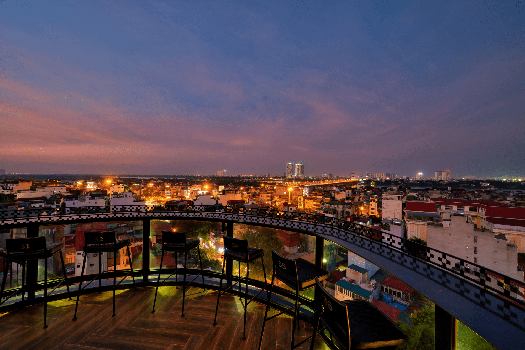 Hanoi rooftop bar